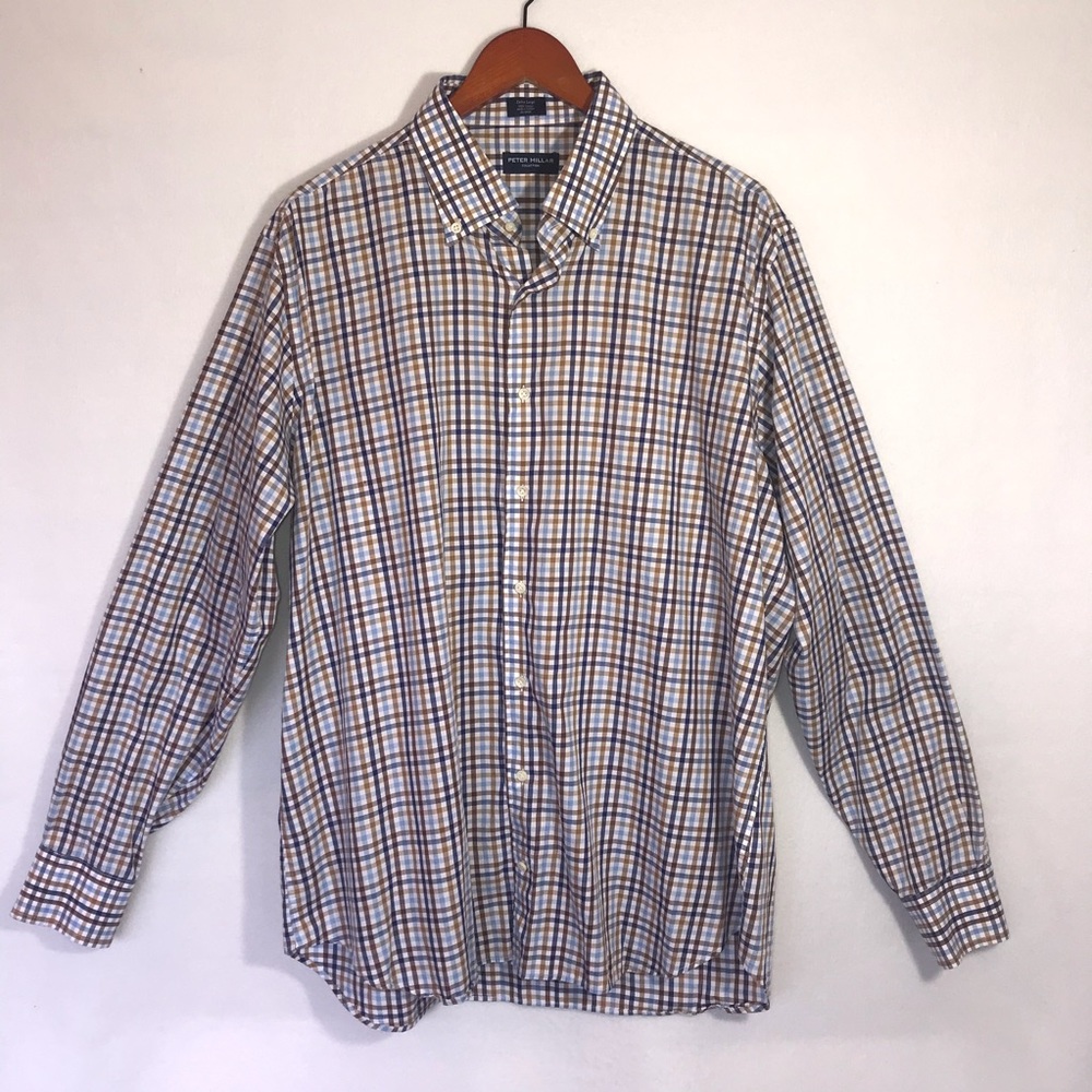 Peter Millar Long Sleeve Shirt Size Large